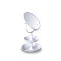 Espejo de mesa de maquillaje enmarcado lupa redonda cosmética